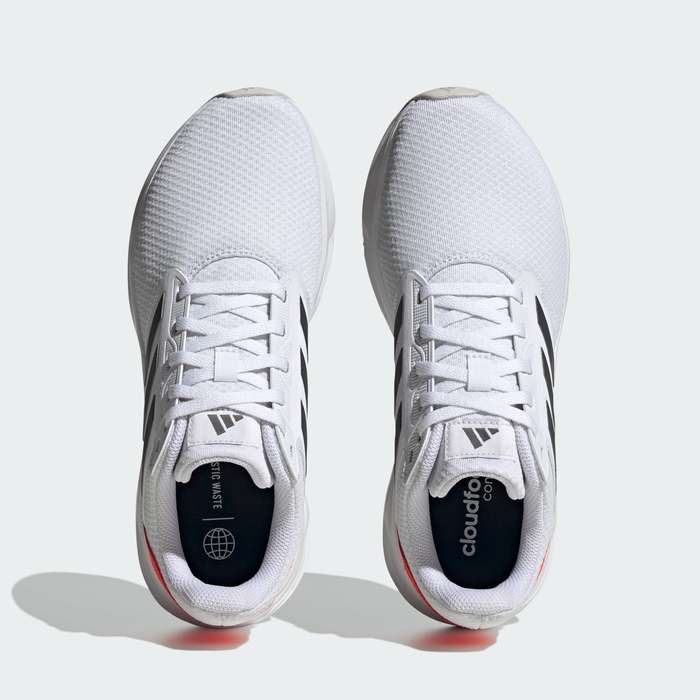 adidas Men`s Galaxy 6 Cloud White / Grey Five / Solar Red HP2419 Size UK 10/11 (SA 10/11)