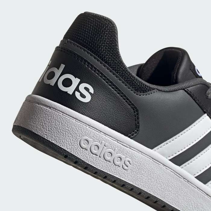 adidas Men`s HOOPS 2.0 Core Black/ Cloud White/ Grey Six FY8626 Size UK 10/11.5 (SA 10/11.5)