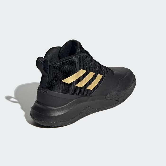 adidas Men`s Own the Game Core Black / Matte Gold FW4562 Size UK 10/11 (SA 10/11)