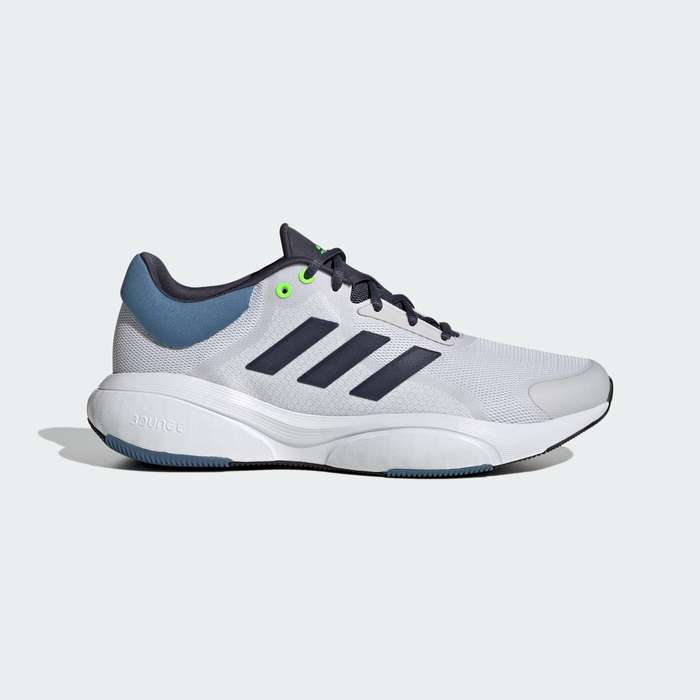 adidas Men`s Response Dash Grey / Shadow Navy / Solar Green GV9532 Size UK 9/11 (SA 9/11)