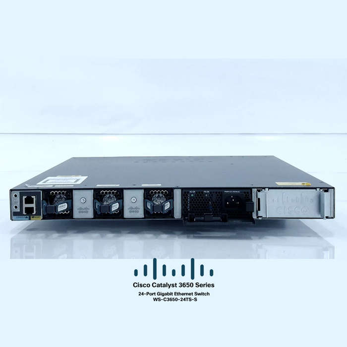 Cisco Catalyst 3650 (WS-C3650-24TS-S) Switch - 24 GigE,  Layer 2 - 3,  4x1G Uplinks, IP Base
