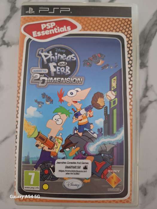 Phineas and Ferb Across the 2nd Dimension - Essentials (PSP)