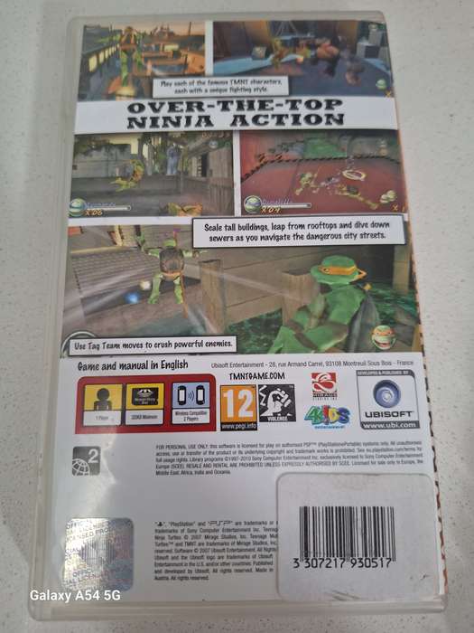 TMNT: Teenage Mutant Ninja Turtles (PSP) - Essentials