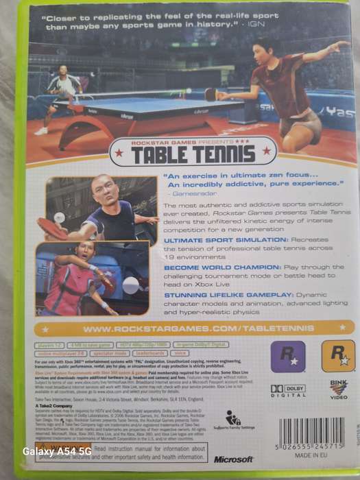 Table Tennis (XBOX 360)