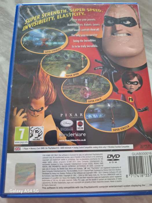 Disney Pixar The Incredibles (PS2)