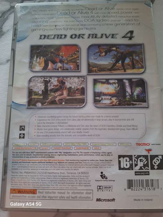 Dead or Alive 4- Classics (XBOX 360)