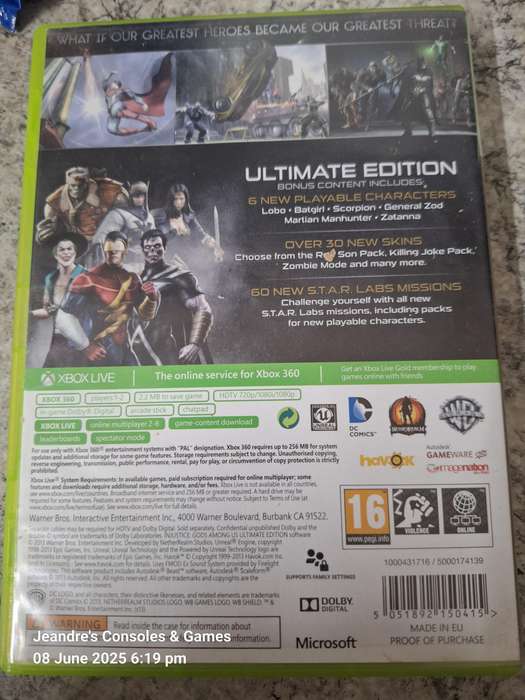 INJUSTICE: Gods Among Us- Ultimate Edition (XBOX 360)