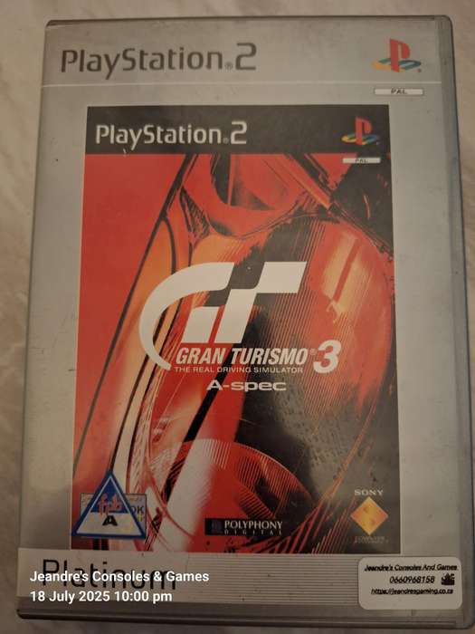 Gran Turismo 3 A-spec - Platinum (PS2)