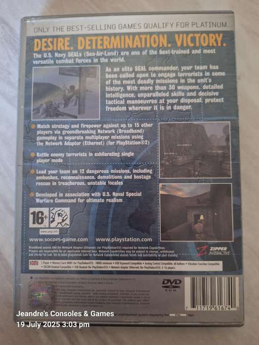 SOCOM: U.S. Navy SEALs- Platinum (PS2)