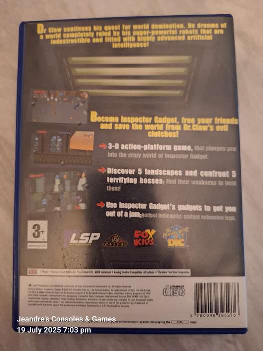 Inspector Gadget: MAD Robots Invasion (PS2)