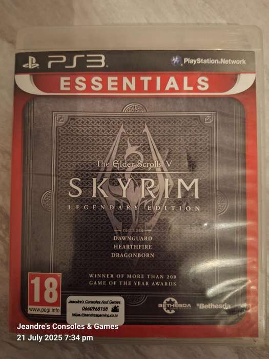 The Elder Scrolls V: Skyrim Legendary Edition - Essentials (PS3)