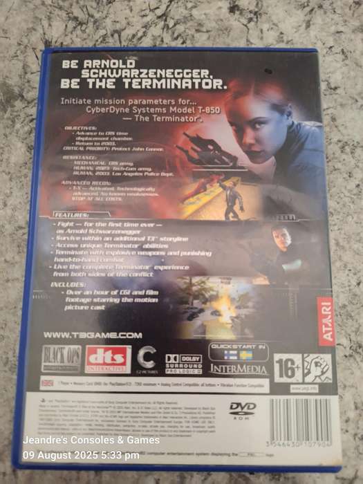 Terminator 3 Rise of the Machines (PS2)