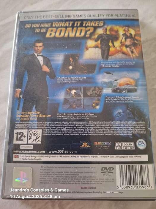 James Bond 007: Nightfire - Platinum (PS2)
