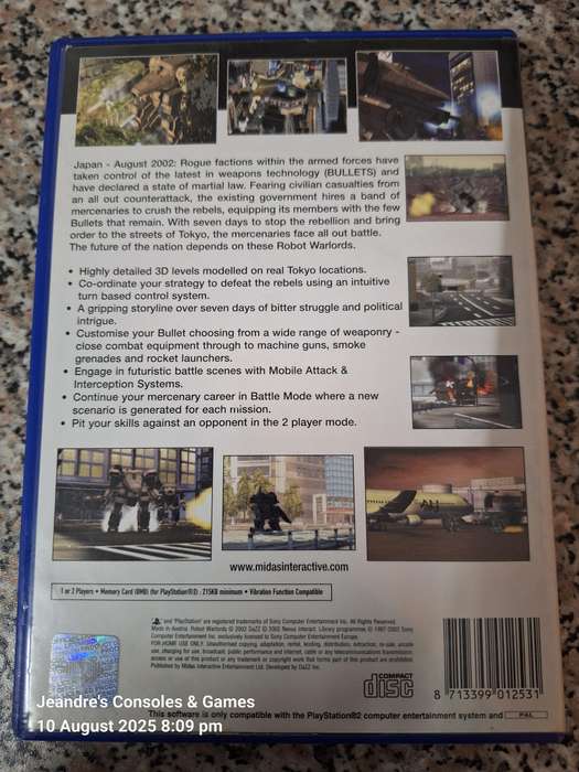 Robot Warlords (PS2)