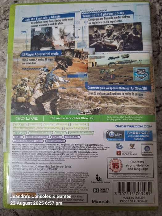Tom Clancy's Ghost Recon: Future Soldier - Classics (XBOX 360)
