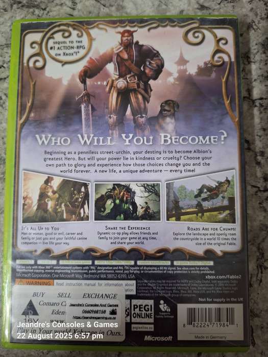 Fable II (2) (XBOX 360)