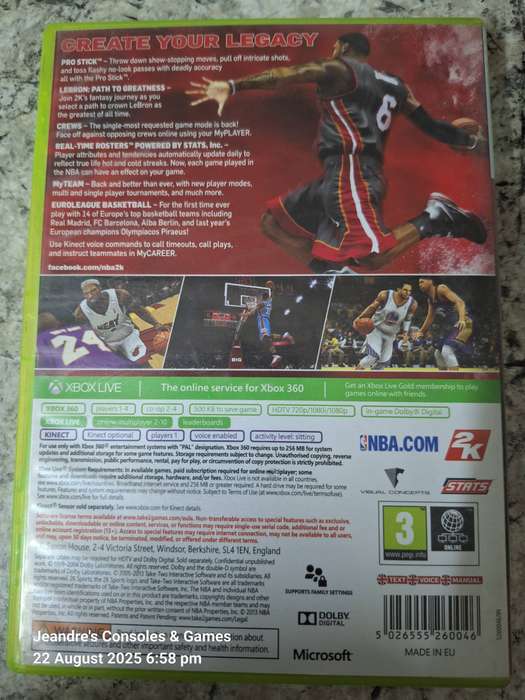 NBA 2K14 (XBOX 360)