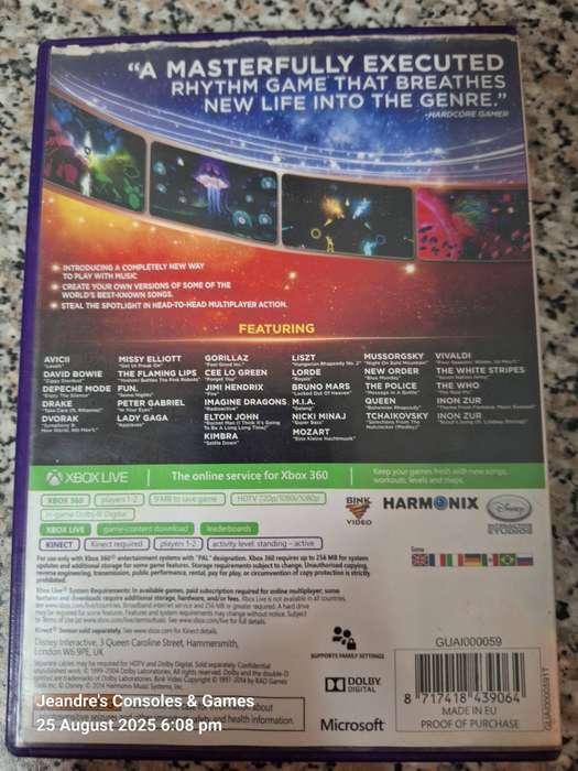 Disney Fantasia: Music Evolved (XBOX 360) - REQUIRES KINECT SENSOR -