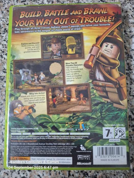 LEGO Indiana Jones: The Original Adventures (XBOX 360)