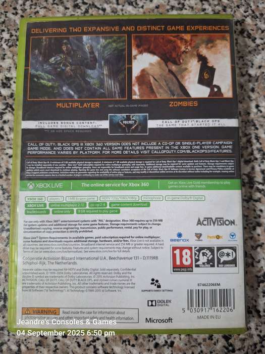 Call of Duty: Black OPS III (3) (XBOX 360)