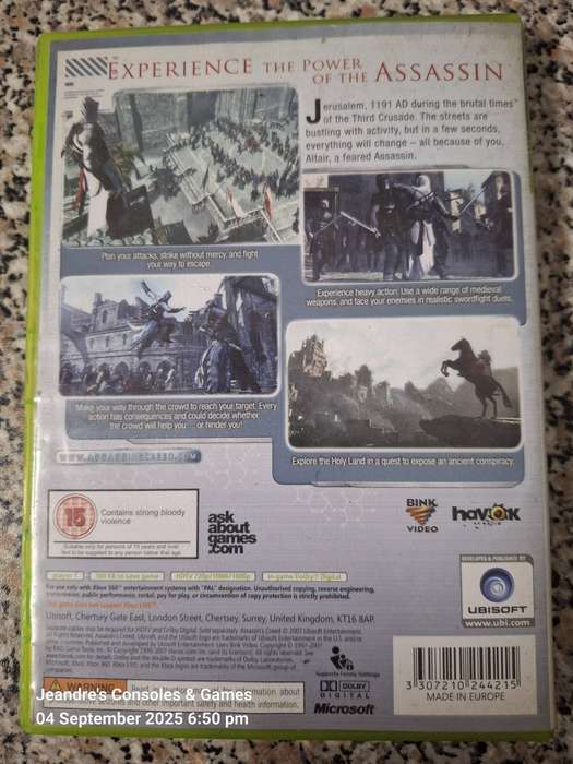 Assassin's Creed (XBOX 360)