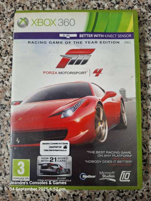 Forza Motorsport 4: Racing Game of the Year Edition (XBOX 360)