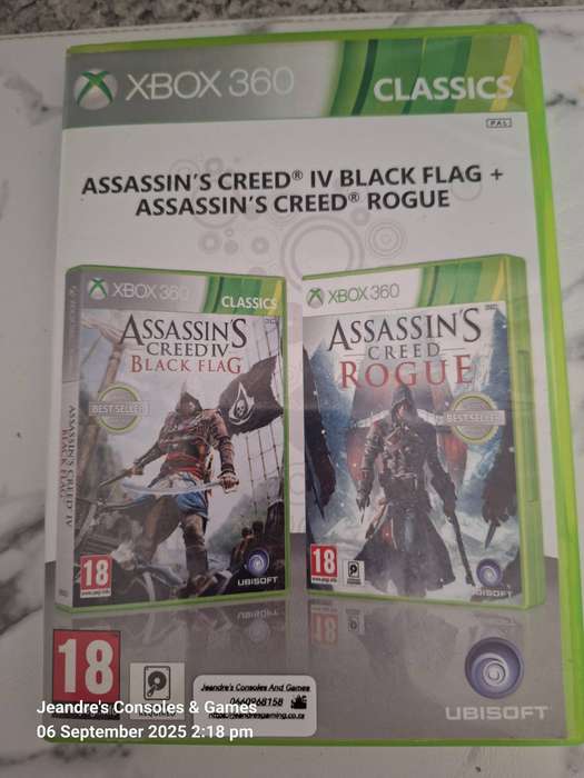 Assassin's Creed IV: Black Flag & Assassin's Creed Rogue - Classics (XBOX 360)