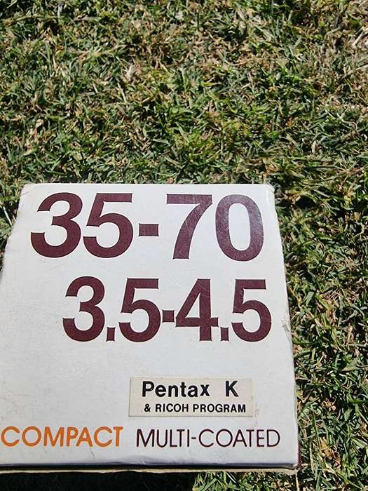 pentax K CPC Phase 2 35-70 compact multi coated lens unused as new
