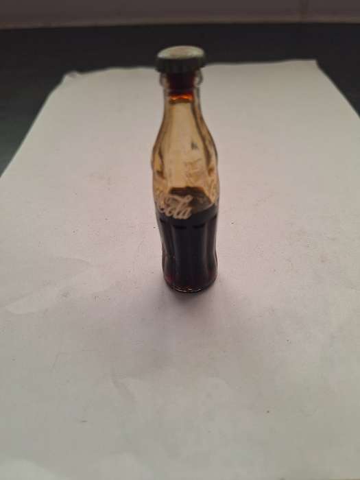 Miniature coke bottle 7.75cm high