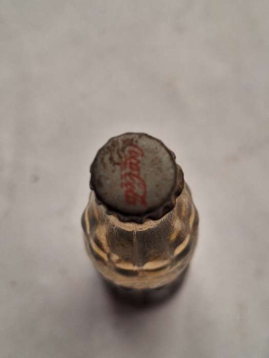 Miniature coke bottle 7.75cm high
