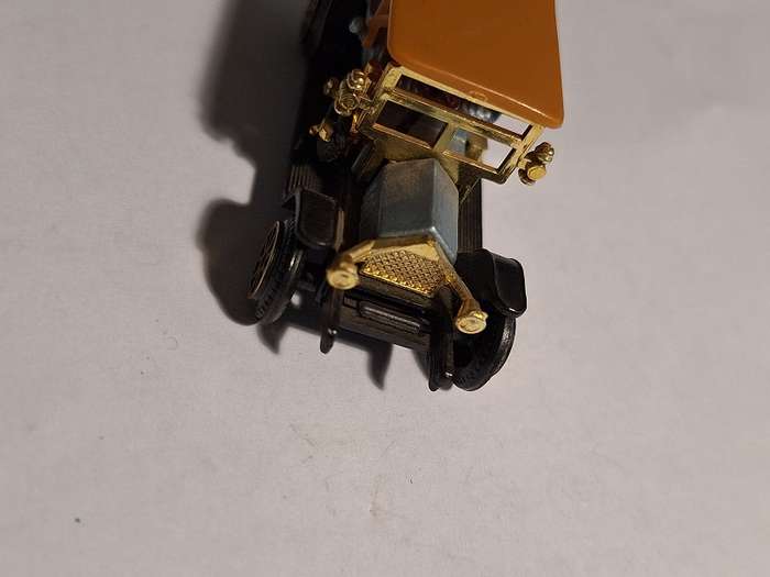 Model of vintage car made in Hong Kong
