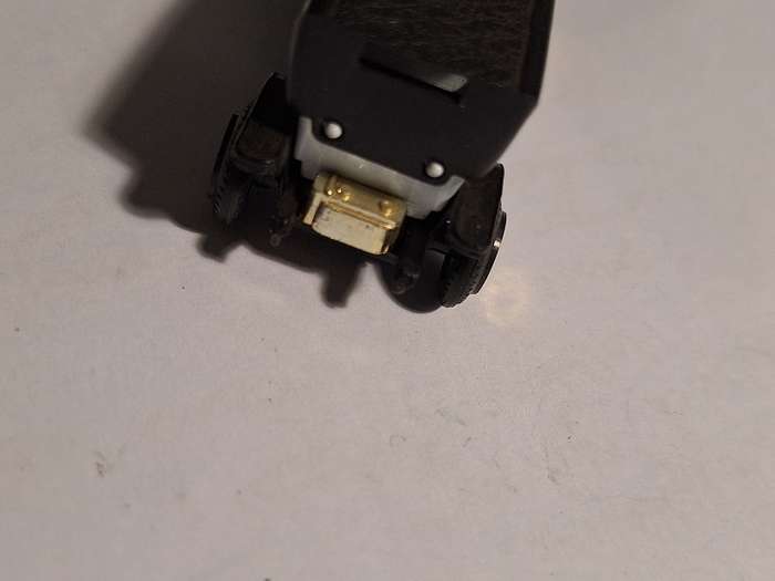 Model of vintage car made in Hong Kong