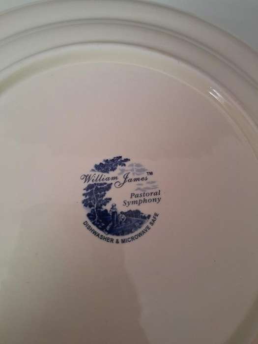 William James Pastoral Symphony plate