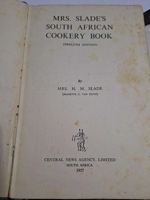 Mrs Slades South African cookery book 12th edition