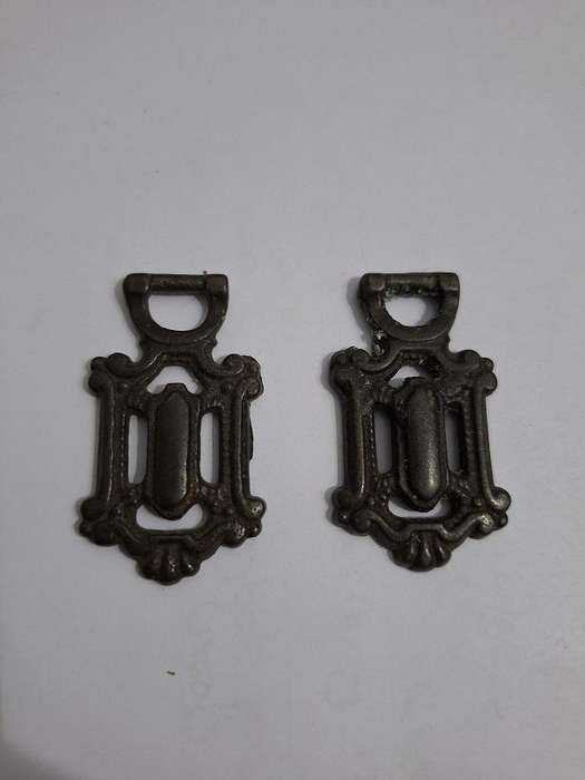 2 x Antique drawer handles