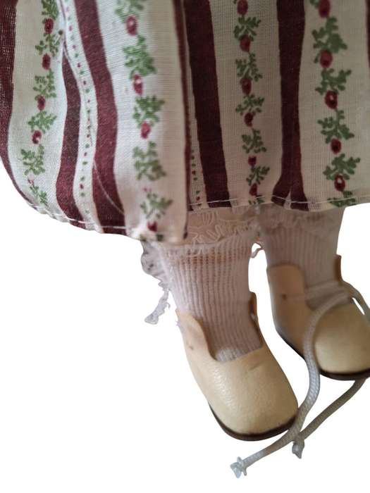 Vintage Porcelain doll 41cm high with stand