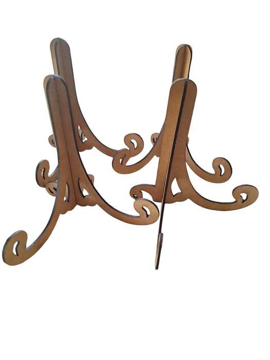 4 x Plate stands - New