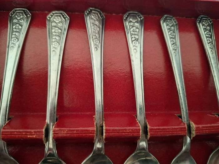 Webber and Hill silver plated teaspoons