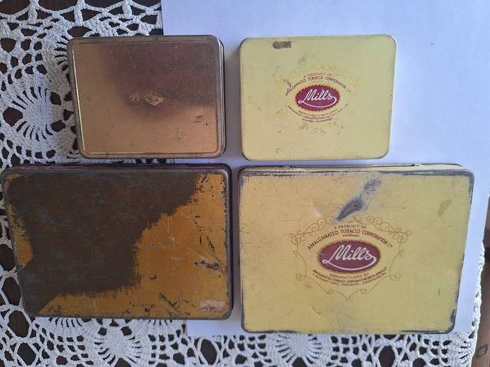 4 x Vintage cigarette tins