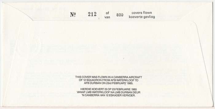 South Africa Cover signed by Victoria Cross reciprient  Quentin Smyth VC as scan