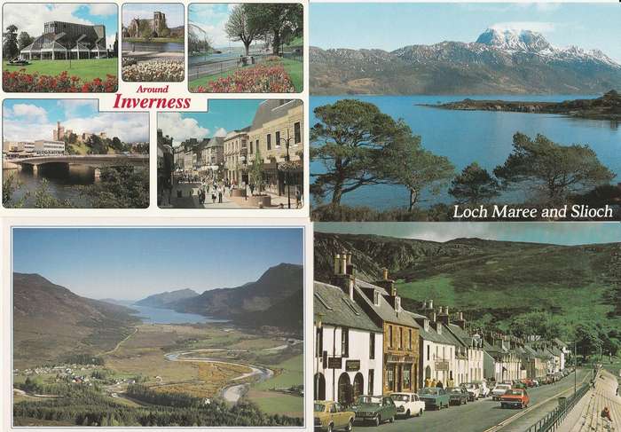 Post Cards X 4 unused as scan G