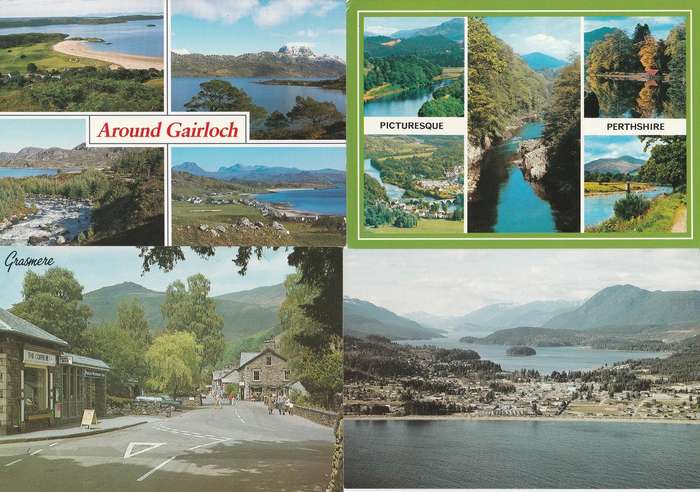 Post Cards X 4 unused as scan I