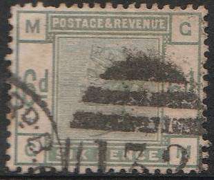 Great Britain Queen Victoria 6d. Sg 194 used as scan