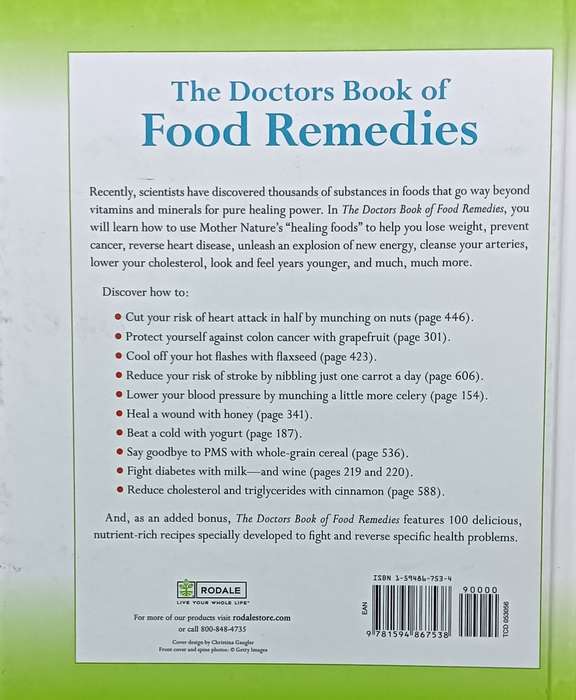 The Doctors Book of Food Remedies - Selene Yeager - Hardcover - 707 Pages