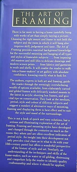 The Art of Framing - Piers and Caroline Feetham - Hardcover - 175 Pages