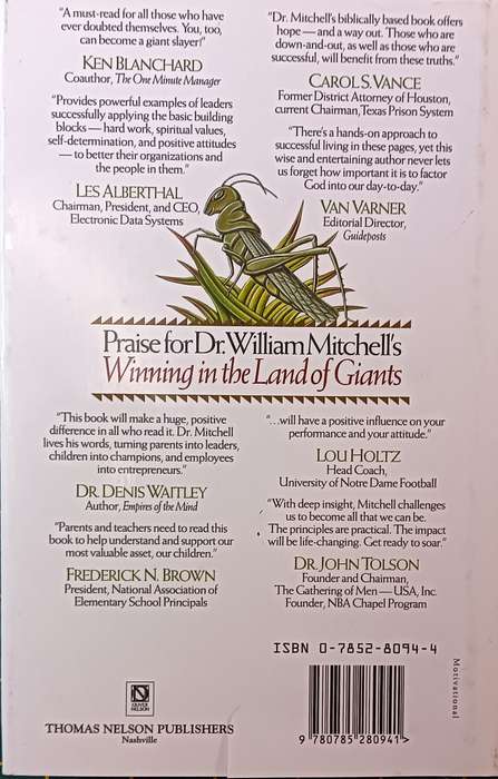 Winning in the Land of Giants - Dr. William Mitchell - Hardcover - 238 pages