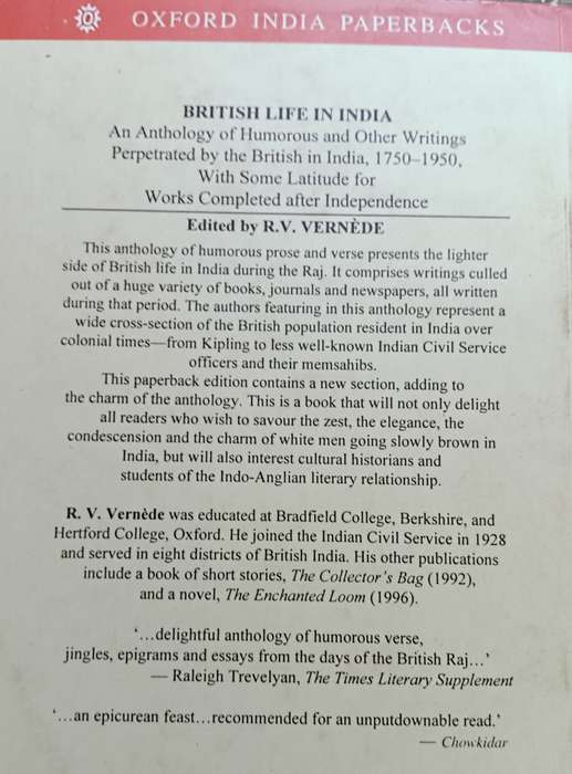 British Life in India - R.V. Vernede - Softcover - 273 pages