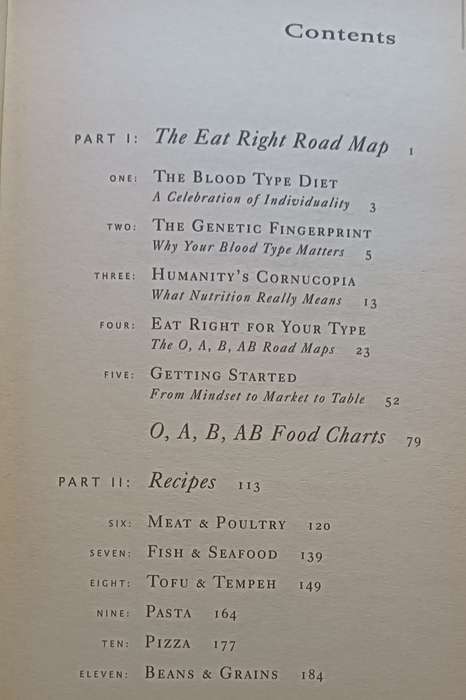 Cook Right for Your Type - Dr. Peter J.D. Adamo with Catherine Witney - Softcover - 449 pages