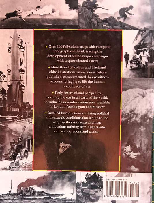 The Viking Atlas of World War 11 - John Pimlott & Alan Bullock - Hardcover - 224 pages