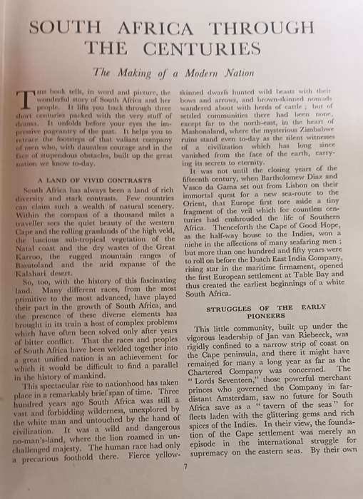 Pictorial History of South Africa - Odhams Press - Hardcover - 512 pages